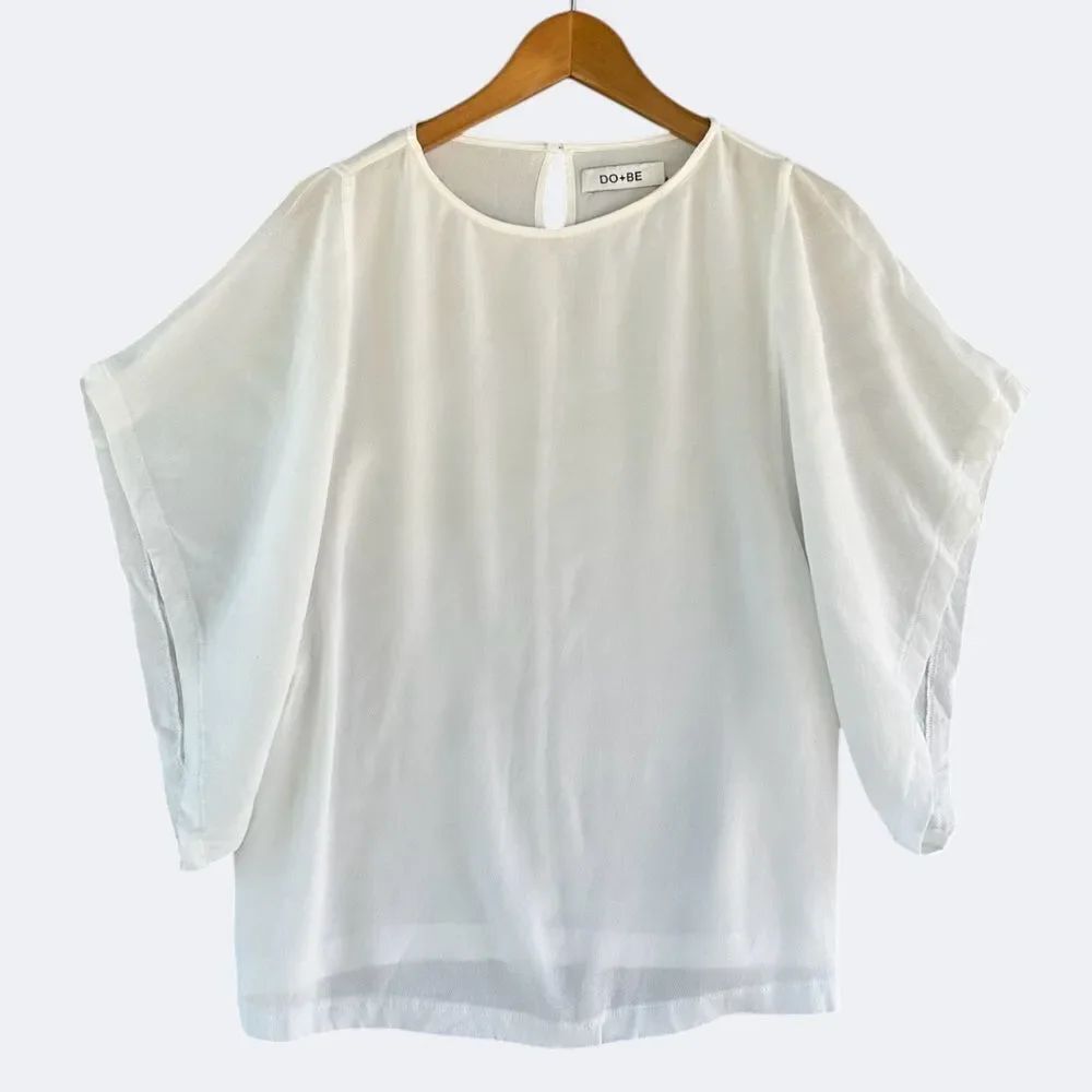 🎉5 for $45🎉do be top blouse shirt size S white